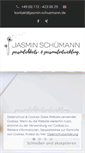 Mobile Screenshot of jasmin-schuemann.de